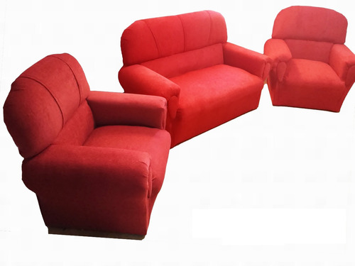 Juego De Living Sillon Vyz 2 Cuerpos Con Individuales