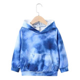 Sudadera Con Capucha De Tie Dye Para Niños