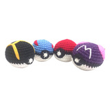 Set De Pokeballs Amigurumi (pokemón)