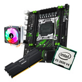 Kit Gamer Placa Mãe X99 Bk Green Intel Xeon E5 2650 V4 32gb