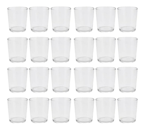 Vaso Imperial Durax 250ml Bajo Vidrio Velas Soja X24 Uni.