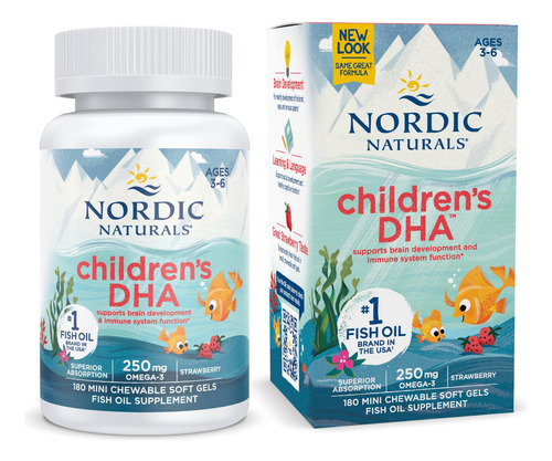Nordic Naturals Children´s Dha Omega-3 180 Cáp