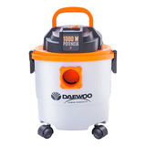 Aspiradora De Tacho Daewoo Davc90-15l 15l  Gris, Naranja Y Negra 220v-240v 50hz Davc90-15l