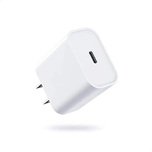 Cargador Cubo Adaptador 20w P/iPhone/iPad Carga Rápida  