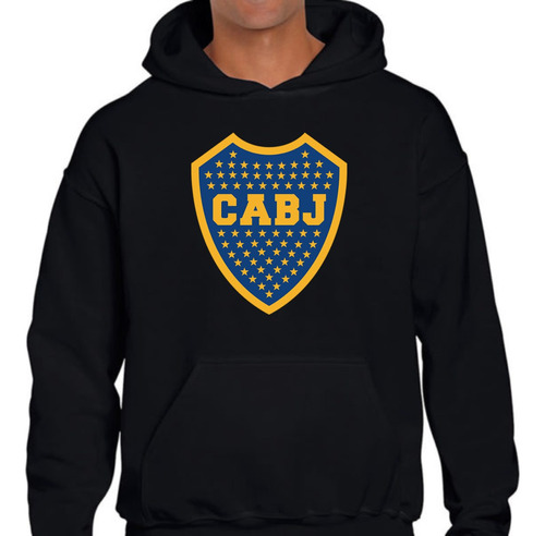 Buzo Canguro Estampado Personalizado Boca Juniors