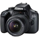 Camara Canon Eos 4000d- Rebel T100+18-55mm+memoria32 Gb