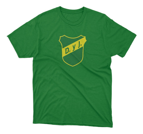 Remera Futbol Defensa Y Justicia Escudo En El Pecho Verde