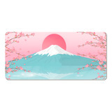 Mousepad Gammer / Dibujo Cad Xxl - Fuji Rosa - 90x40 - 07