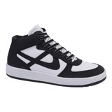 Tenis Casual Panam Negro Para Joven 010649-61