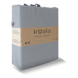 Juego De Sábanas Koala Ultrasuave -individual- Color Color Gris Claro Diseño De La Tela Microfibra Ultrasuave