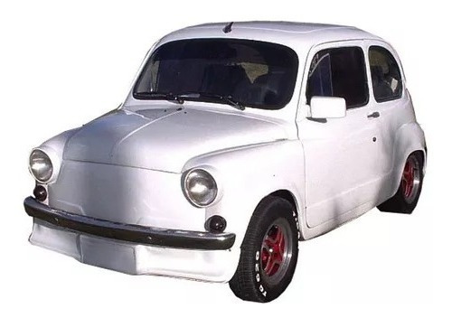 Spoiler Fiat 600 Con Porta Patente Delantero