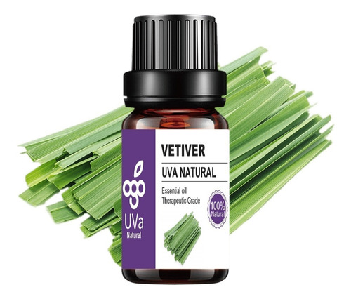 Uva Natural Aceite Esencial De Vetiver10ml Aromaterapia