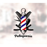 Vinil Decorativo Pared Barbería Peluquería Personalizado