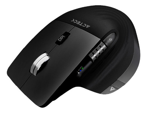 Mouse Ergonómico Acteck Profesional 2 Modos Bluetooth Mi780 Color Negro