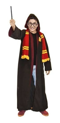 Disfraz Capa De Harry Potter Gryffindor, Mago Infantil
