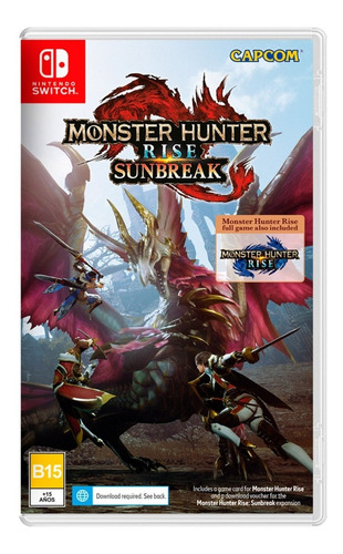 : Monster Hunter Rise Sunbreak Para Nintendo Switch :