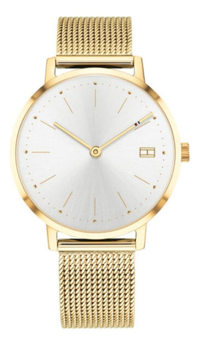 Reloj Tommy Hilfiger 1781927 Para Mujer Dorado 35 Mm