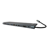 Hub Multipuerto 12en1 Convertidor Adaptador Tipo C Usb Hdmi