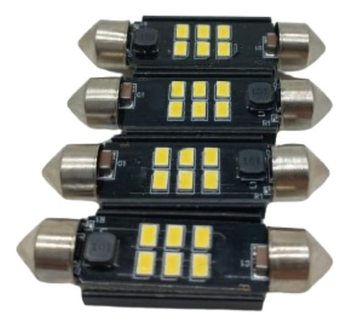 Luz Led Tubular Canbus Auto Interior Patente Brillo 31/36mm 