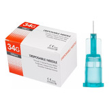 Agujas 34g 4mm Hipodermicas Mesoterapia Caja * 100 Unds.