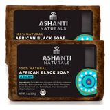 Ashanti Naturals Barra De Jabón Negra Africana | Jabón Ne.