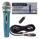 Microfono Dinamico Vocal Unidireccional Studio Z Dm-212 Blue
