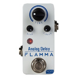 Pedal Mini Analog Delay Para Guitarra Eléctrica Flamma Fc17