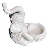 Candelero Con Forma De Estatua De Elefante, Decorativo, De R