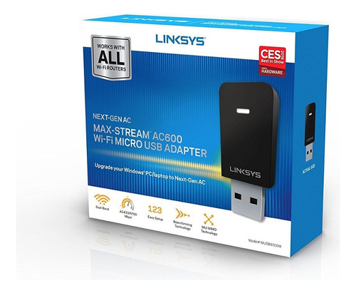 Adaptador Mini Inalámbrico Usb Linksys Dual Band Ac Mu- /vc