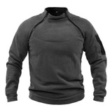 Suéter Táctico Cálido De Polar Para Hombre De Otoño/invierno