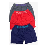 Pack X6 Calzoncillos Boxers Adolescente Barak Algodon Lisos