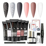 Kits Para Decoración - Modelones Poly Nail Gel Kit Enhanceme