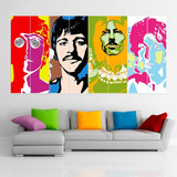 Cuadro Poliptico The Beatles Banda Musica Art Xxl 192x100cm