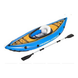 Kayak Inflable Bestway Para 1 Persona Remo E Inflador