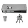 Chapa D/ Piso P/ Cristal C/ Cilindro 60mm Herralum 1179 Gris