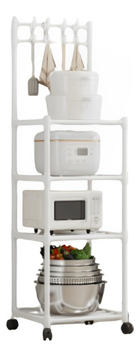 Estante Rack  Organizador 4 Niveles Multiusos Cocina Baño