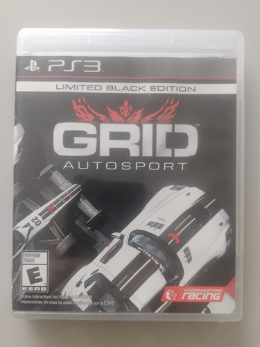Ps3 Grid Autosport Limited Black Edition Completo C Manual 