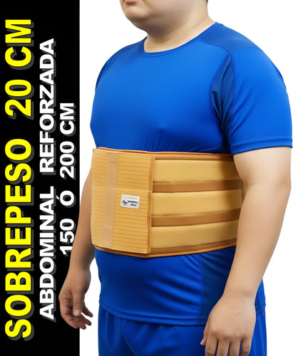 Faja Bariatrica Abdomen 20 Cm - Obesidad Sobrepeso Elastica | Meses sin interés