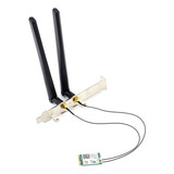 Tarjeta Wifi Wi-fi 6 Ax201 M.2 Key E Convio 2  Con Kit De An