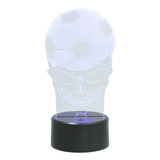 Decoración De Escritorio Football Skull Lights Touch