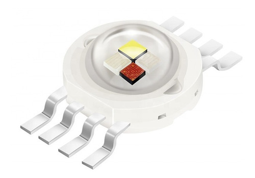 Led Chip Alta Potencia Rgbw 12w 8pin 4 En 1 