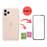 Capa Silicone Case Capinha Para iPhone 11 Aveludada 