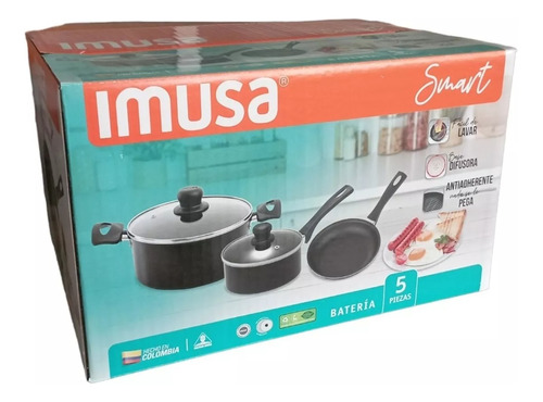 Bateria 5 Piezas Imusa Smart