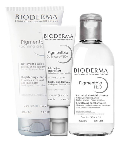 Kit Bioderma Pigmentbio - Sabonete E Água Micelar E Gel