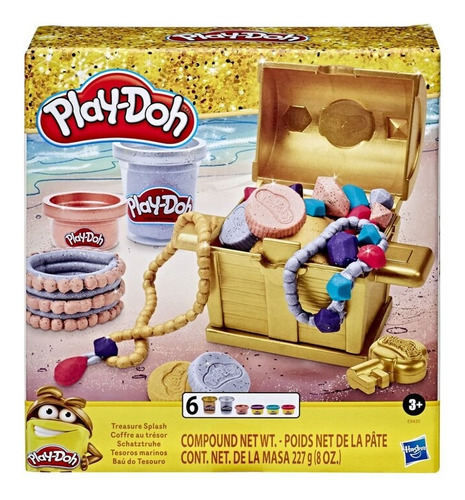 Set De Modelado De Plastilina Play Doh Cofre Del Tesoro