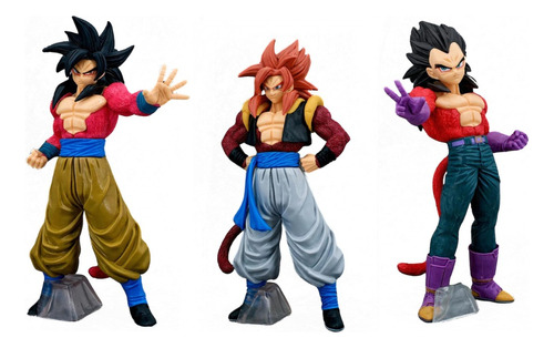 Figuras Grandes Dragon Ball Gt - Goku - Vegeta - Gogeta