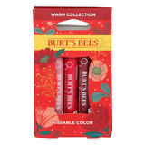 Set De Regalo Burt's Bees Warm Kissable Color Para El Cuidad