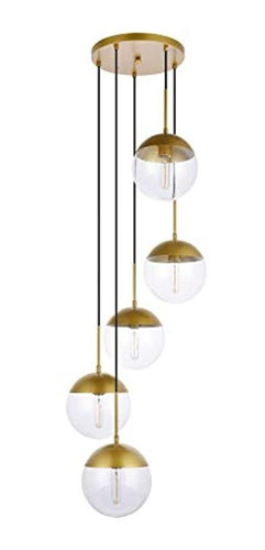 A1a9 Lámparas Colgantes Con Esfera De 5 Luces, Moderna