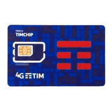 01x Chip Tim 4g Pré Pago Ddd 11 Até 19 + 10 Reais De Recarga