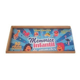 Set 20 Piezas Juego Infantil Memorice De Animales Madera